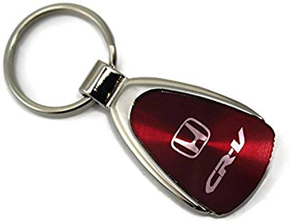 Crv Logo - Honda CR V CRV Logo Burgandy Tear Drop Key Chain