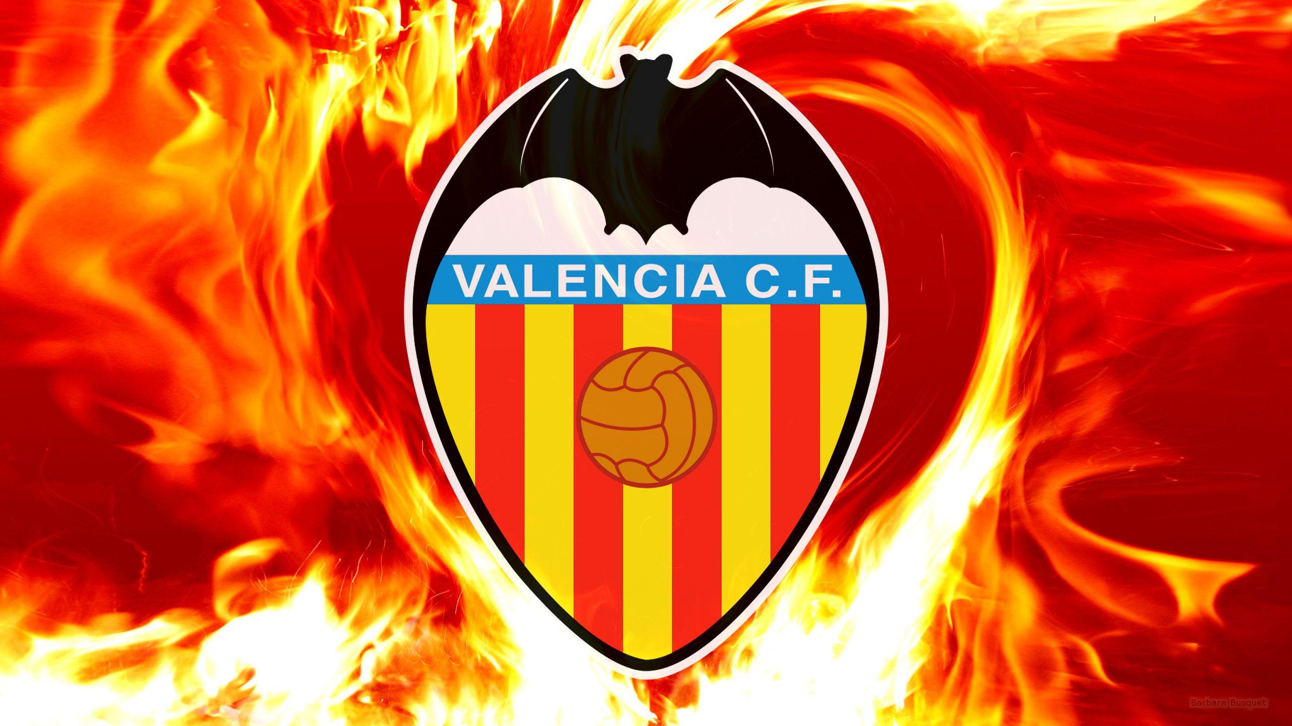 Valencia Logo - Valencia CF logo wallpaper HD Wallpaper