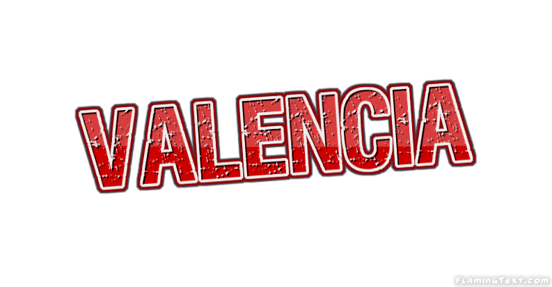 Valencia Logo - Ecuador Logo. Free Logo Design Tool from Flaming Text