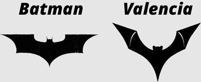 Valencia Logo - DC Comics Sued Valencia FC Over Bat Logo
