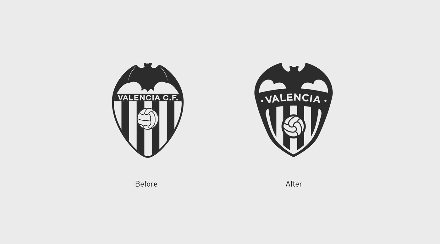Valencia Logo - Valencia CF | Rebranding on Behance