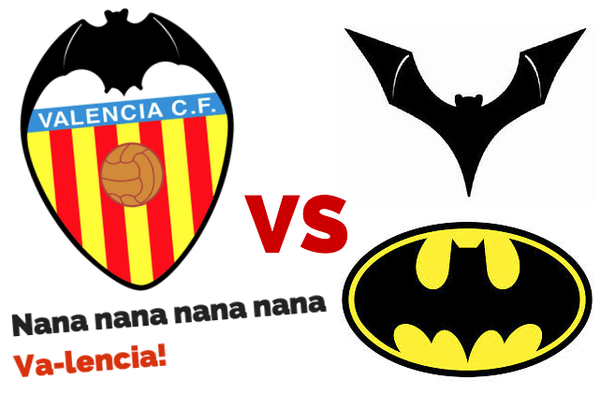 Valencia Logo - DC Comics 'launch complaint' against Valencia for ripping off Batman ...