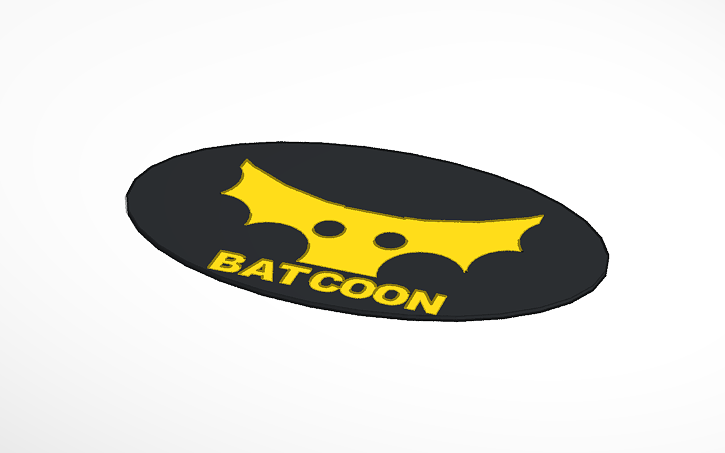 Batcoon Logo - 3D design Batcoon | Tinkercad