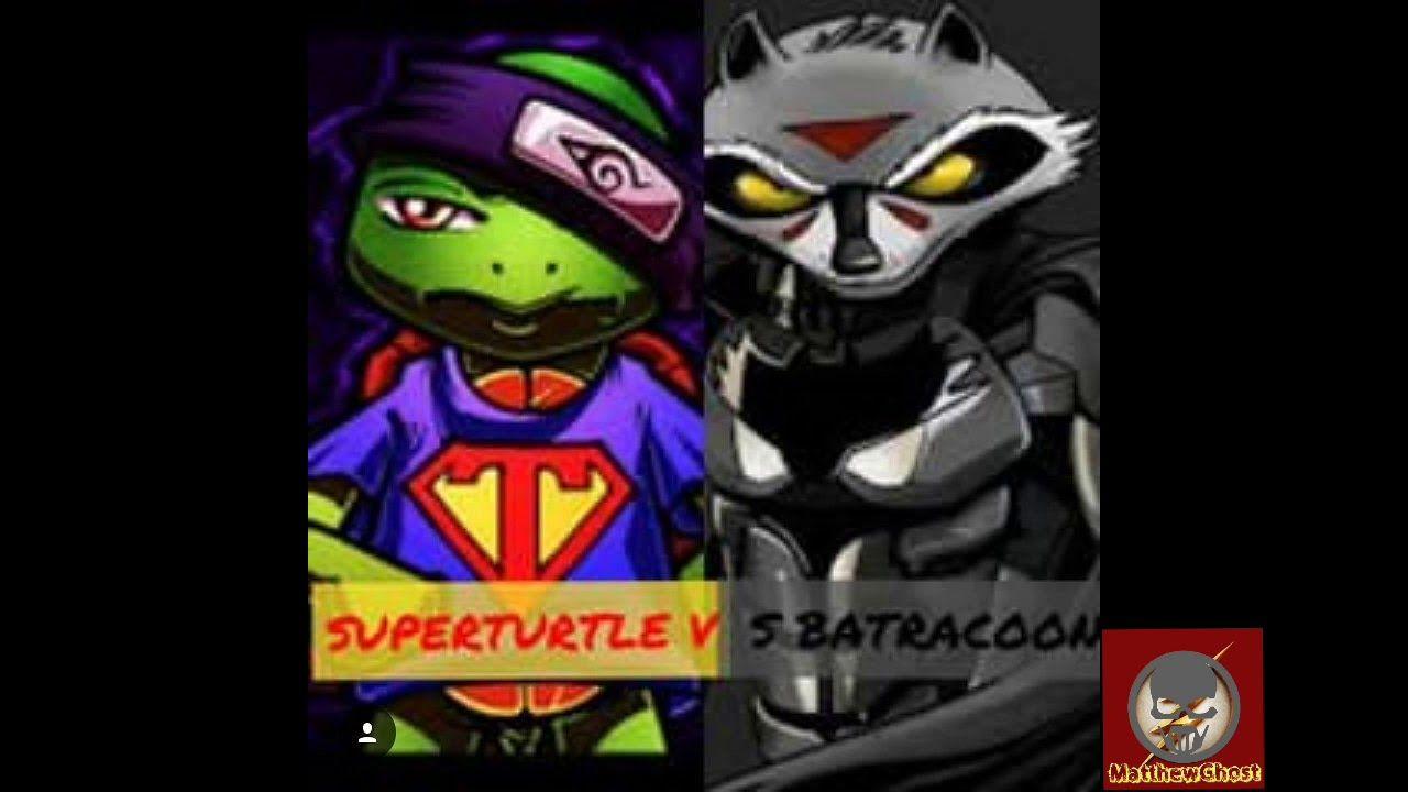 Batcoon Logo - BATCOON VS SUPERTURTLE