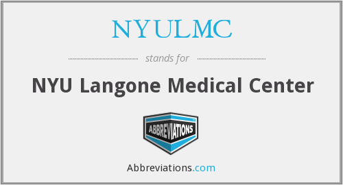 NYULMC Logo - NYULMC Langone Medical Center