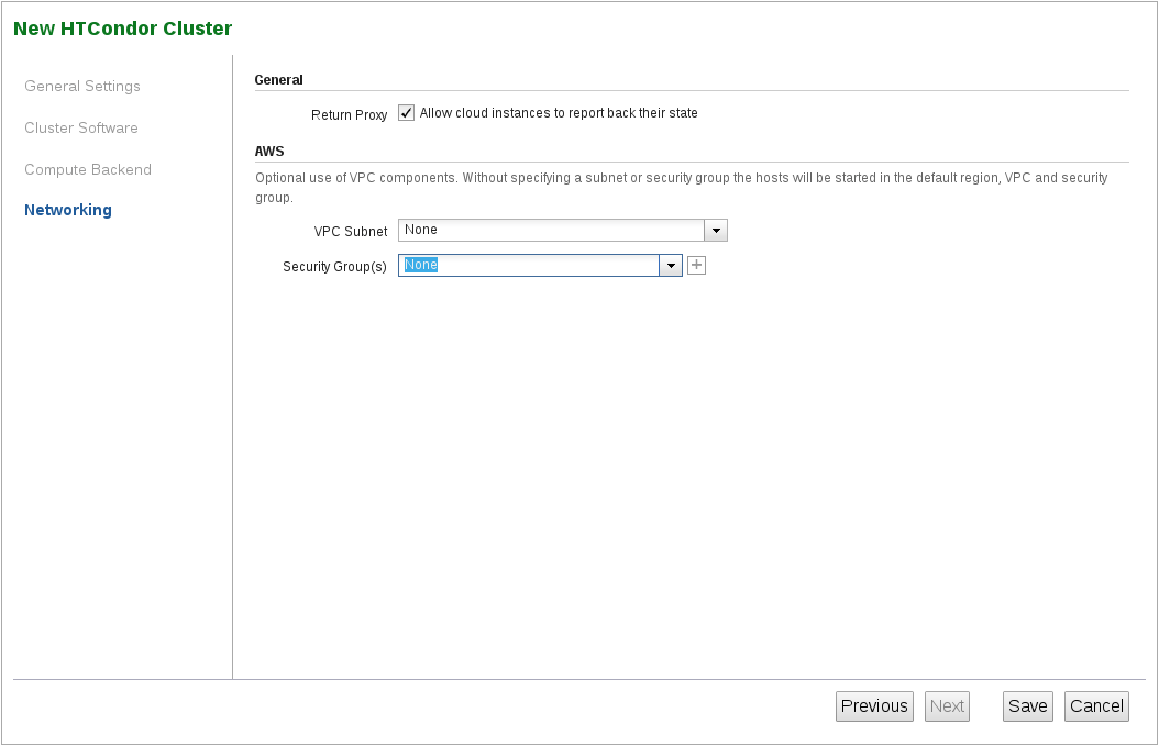 HTCondor Logo - Cluster Creation — CycleCloud Quick Start Guide v6.5.2