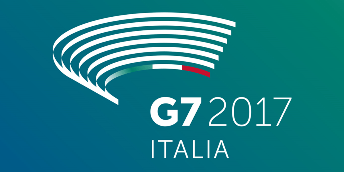 G7 Logo - The Italian G7 logo: a symbol of dialogue and solidarity
