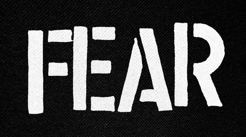 Fear Logo - Fear Logo 4.5x4.5 Printed Patch