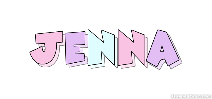 Jenna Logo - Jenna Logo | Free Name Design Tool from Flaming Text