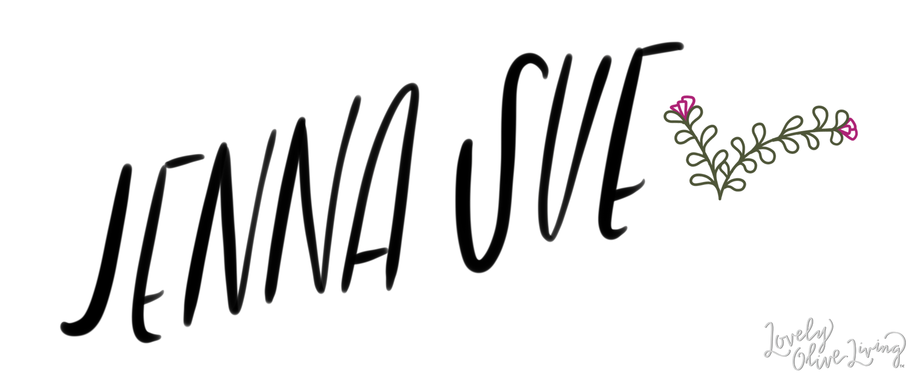 Jenna Logo - Semi-Custom Logo Design - Jenna Sue