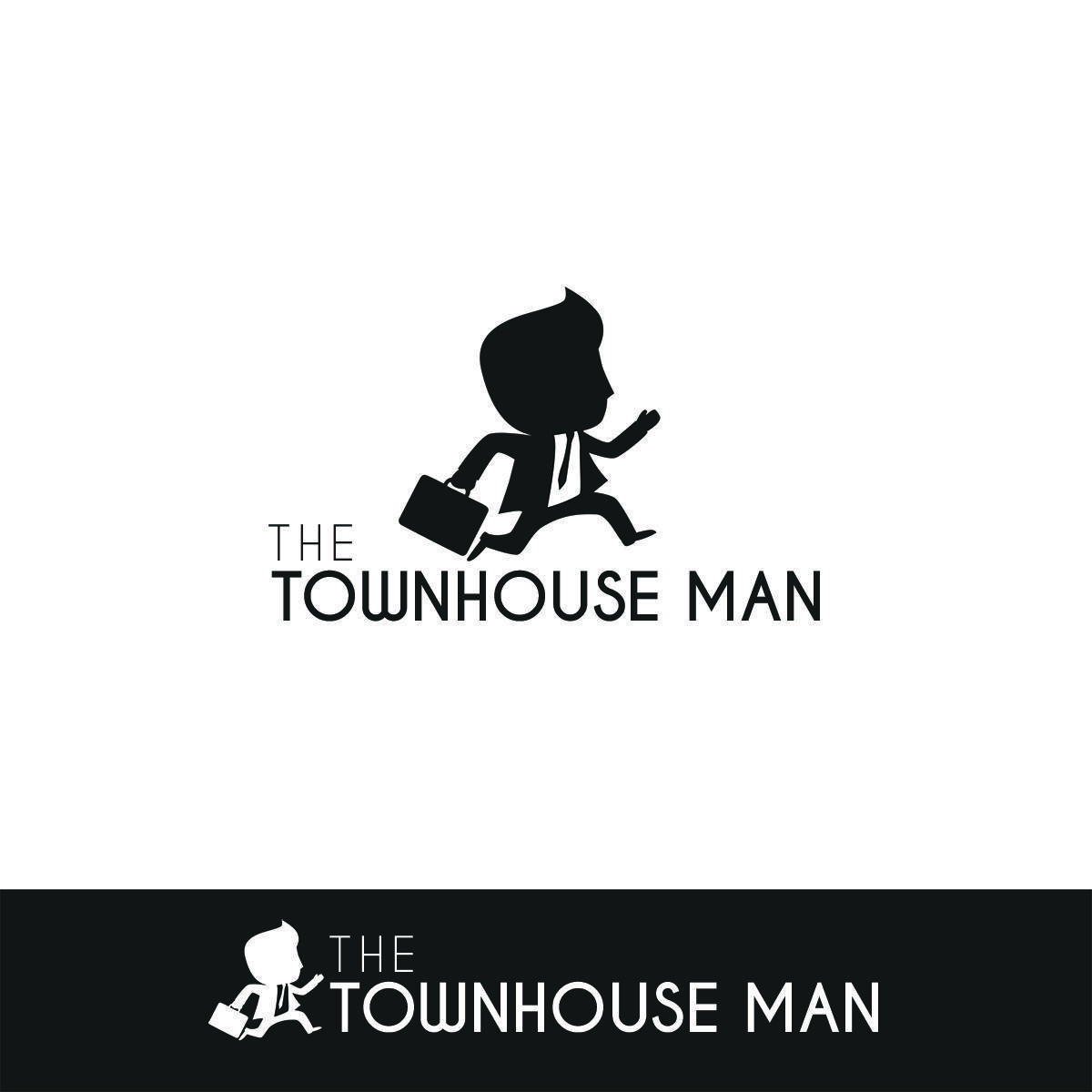 Townhouse Logo - Professional, Masculine, Real Estate Agent Logo Design for