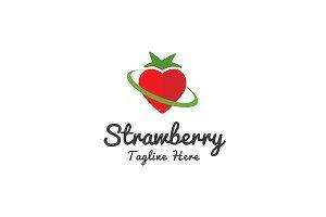 Strawberry Logo - Strawberry Logo Template