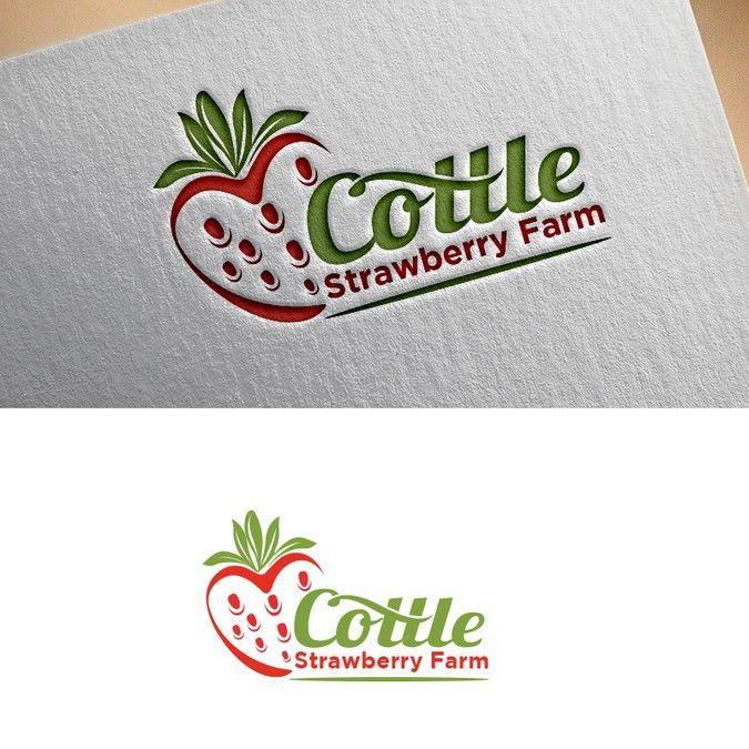 Strawberry Logo - Logo for Cottle Strawberry Farm. Logo design contest