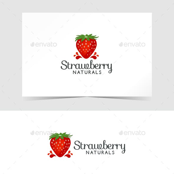 Strawberry Logo - Strawberry Logo Logo Templates from GraphicRiver