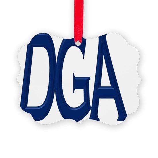 DGA Logo - DGA Logo Picture Ornament