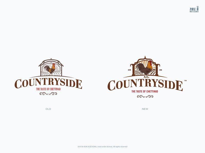 Countryside Logo - Countryside Restaurant - Logo - Rebranded by Rok B Designs® on Dribbble