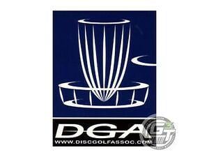 DGA Logo - Details about DGA LOGO Disc Golf 3.8 X 3 Die Cut Sticker / BLACK