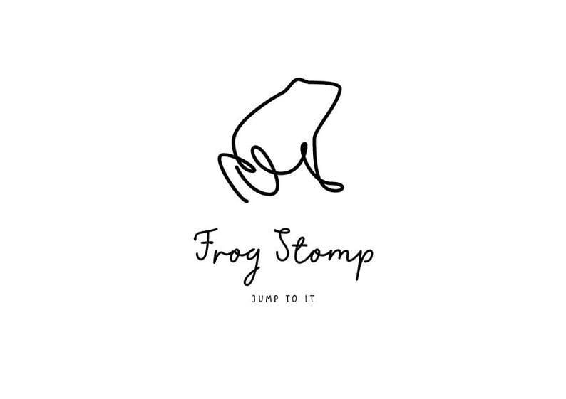 Countryside Logo - Frog Logo, Animal Logo, Clothing Logo, Countryside Logo, Fun Logo, Small  Business Logo, Hand Drawn Logo, Kids Logo, Line Logo