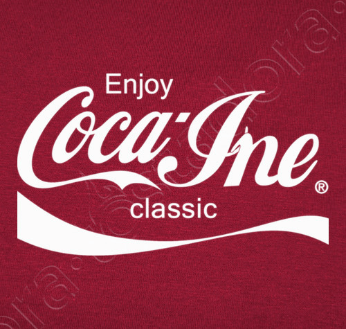 Cocaine Logo - Cocaine (Logo Coca Cola) T Shirt