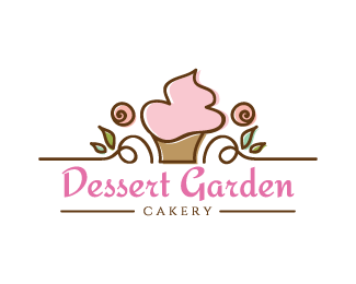 Dessert Logo - Dessert Garden Designed