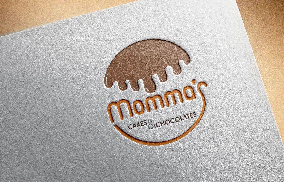 Dessert Logo - Momma's Cakes & Chocolates