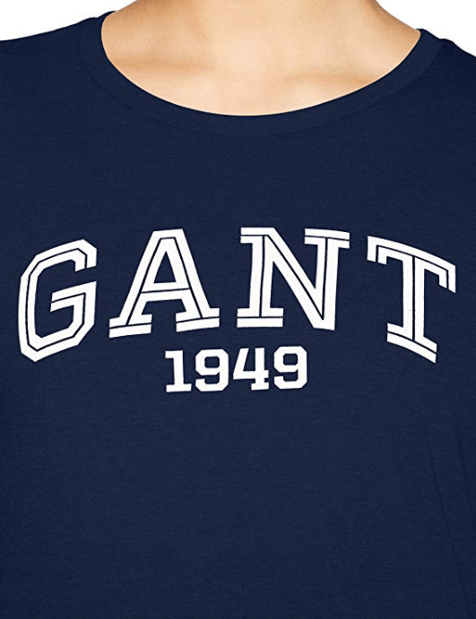 Gant Logo - Gant Logo Short Sleeve T Shirt. Moores Of Coleraine Department