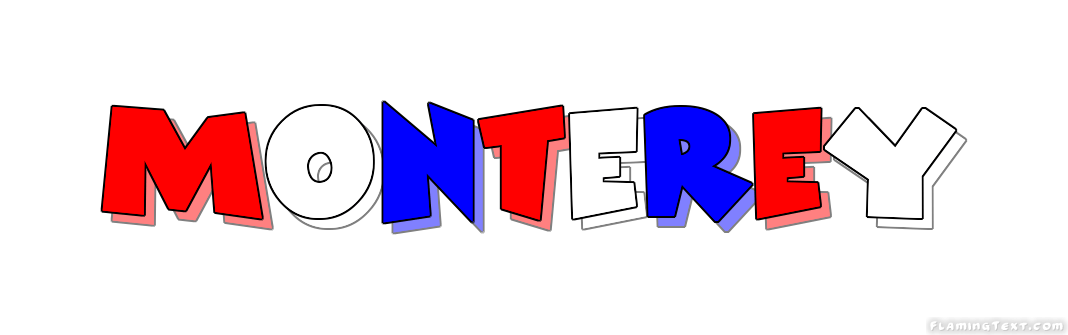 Monterey Logo - United States of America Logo | Free Logo Design Tool from Flaming Text