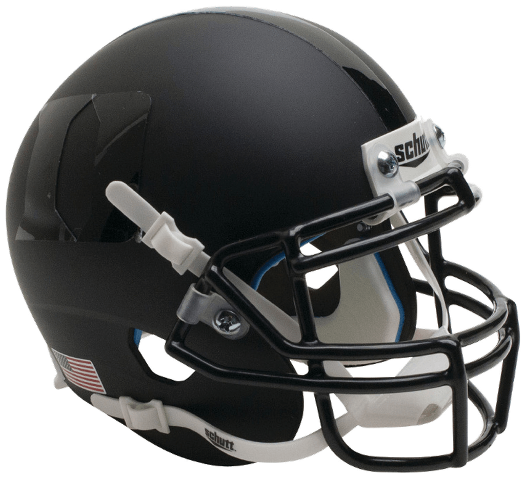 Schutt Logo - Duke Blue Devils (Matte Black Logo Black) Mini Authentic Helmet ...