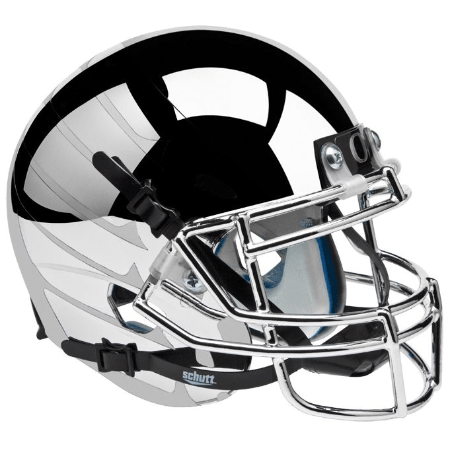 Schutt Logo - Oregon Ducks Chrome Smoke Wing Logo Schutt XP Mini Helmet ...