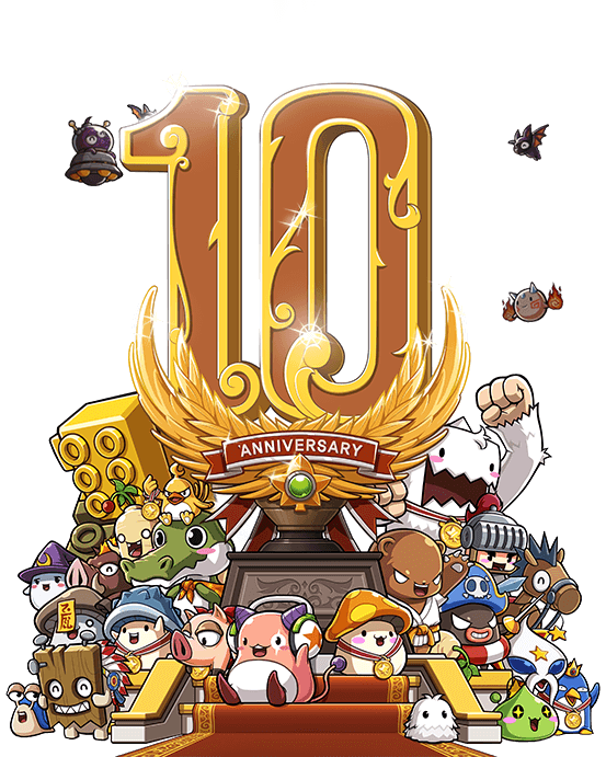 MapleStory Logo - MapleStory 10th Anniversary Celebrations