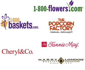 1-800-Baskets Logo - Save on Flowers & Candy - $50 Gift Card valid at 1-800-Flowers.com ...