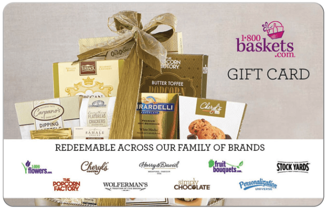 1-800-Baskets Logo - 1-800-Baskets.com Gift Card