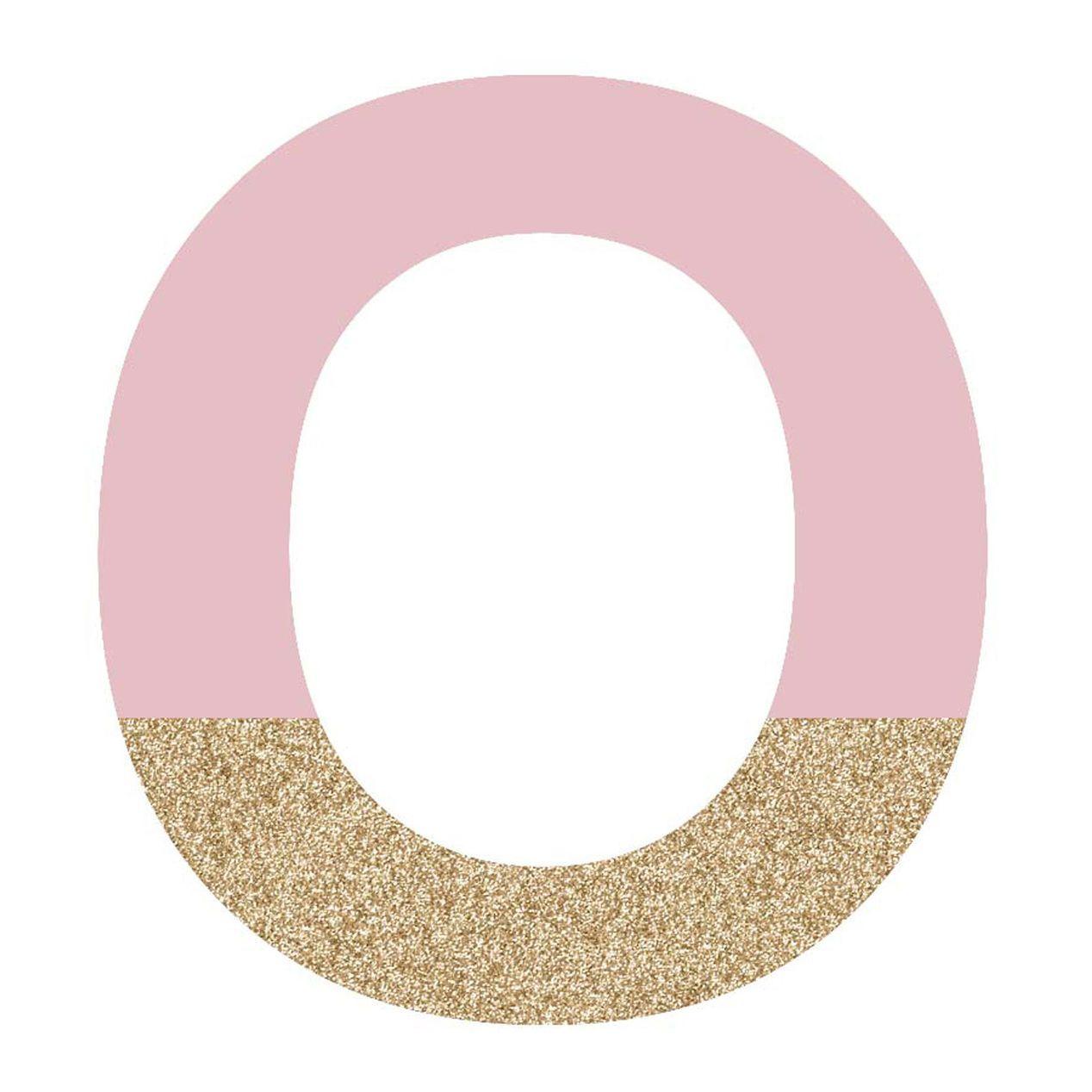 Pink'O Logo - 12in Glitter Pink O