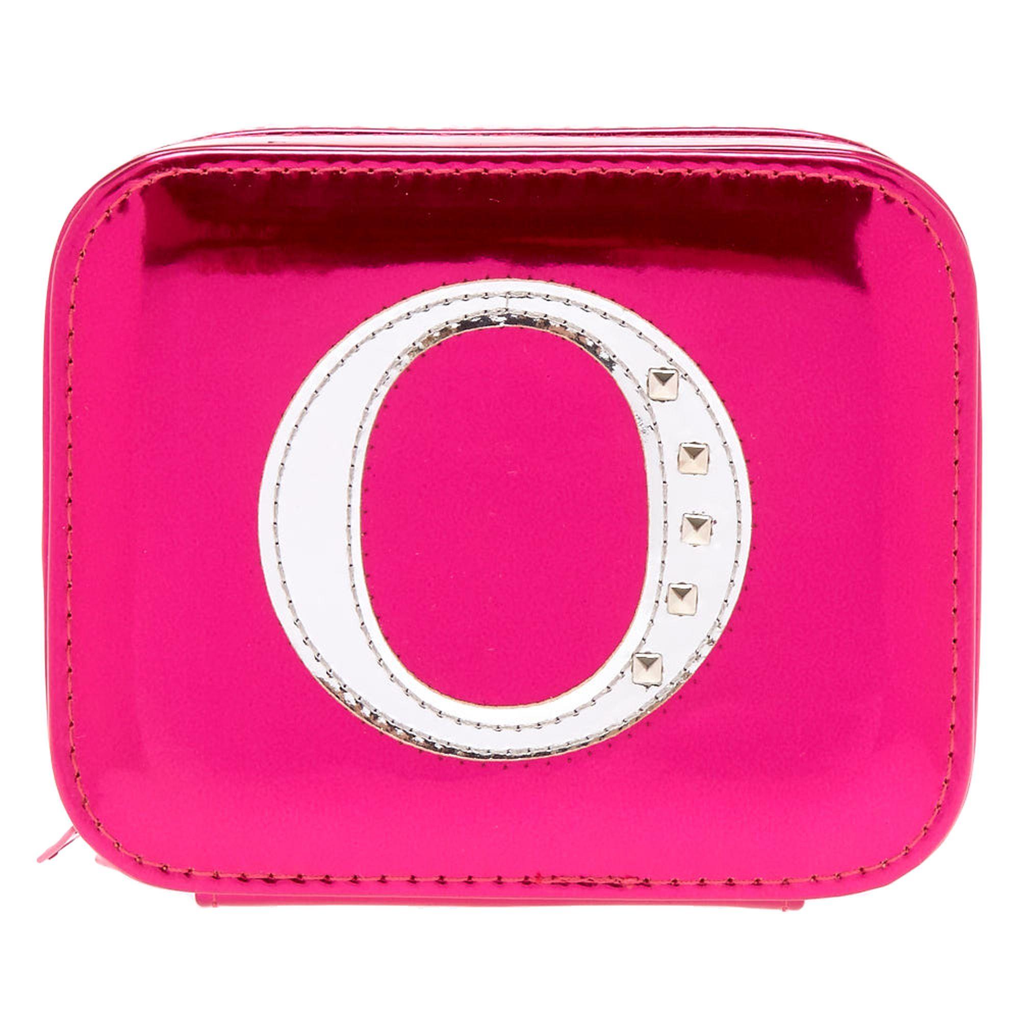 Pink'O Logo - Metallic Pink O Initial Jewelry Case