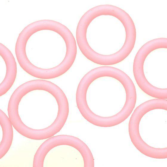 Pink'O Logo - 25pcs Pink O-Ring For Licorice Leather 2x12mm