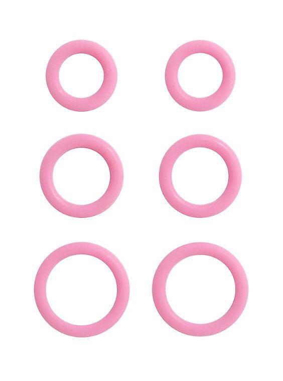 Pink'O Logo - Silicone Pink O Ring 6 Pack