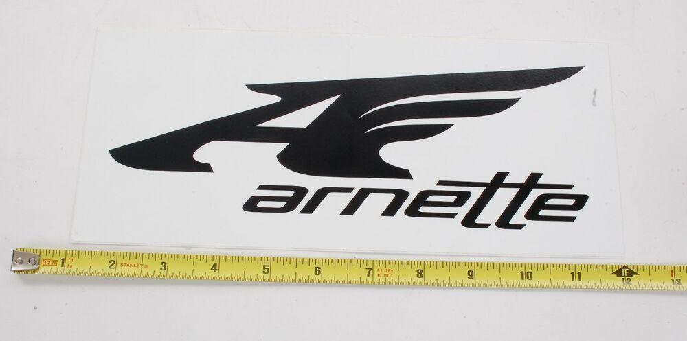 Arnette Logo - 2016 NEW HUGE ARNETTE GOGGLES LOGO BLACK STICKER snowboard pants hoodie  jacket | eBay