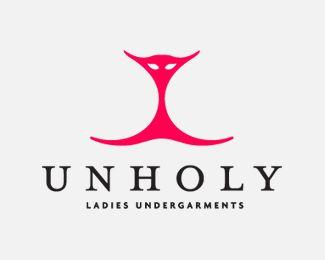 Underwear Logo - Unholy Ladies Undergarments Designed