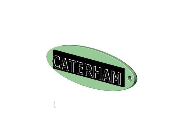 Caterham Logo - Plain Caterham Logo Keyring By Shire