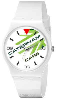 Caterham Logo - Caterham Logo Ladies White Silicone Watch