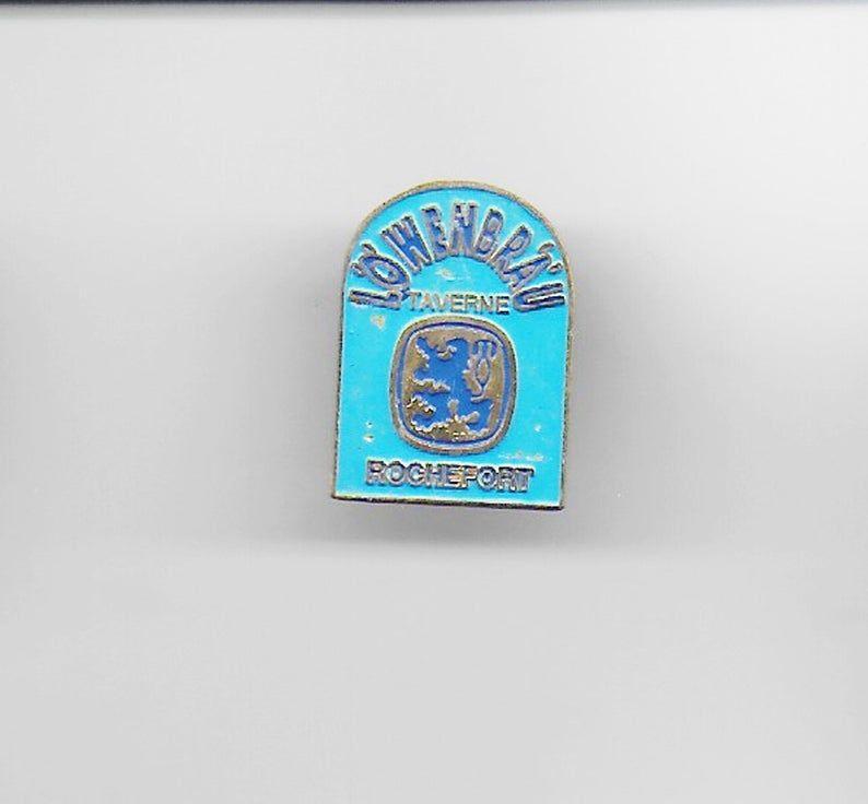 Lowenbrau Logo - True Vintage LOWENBRAU Beer Logo Lapel Pin, Enamel Pin, Pinback, Bartender Pin, Hat Pin, 70s, 80s, German