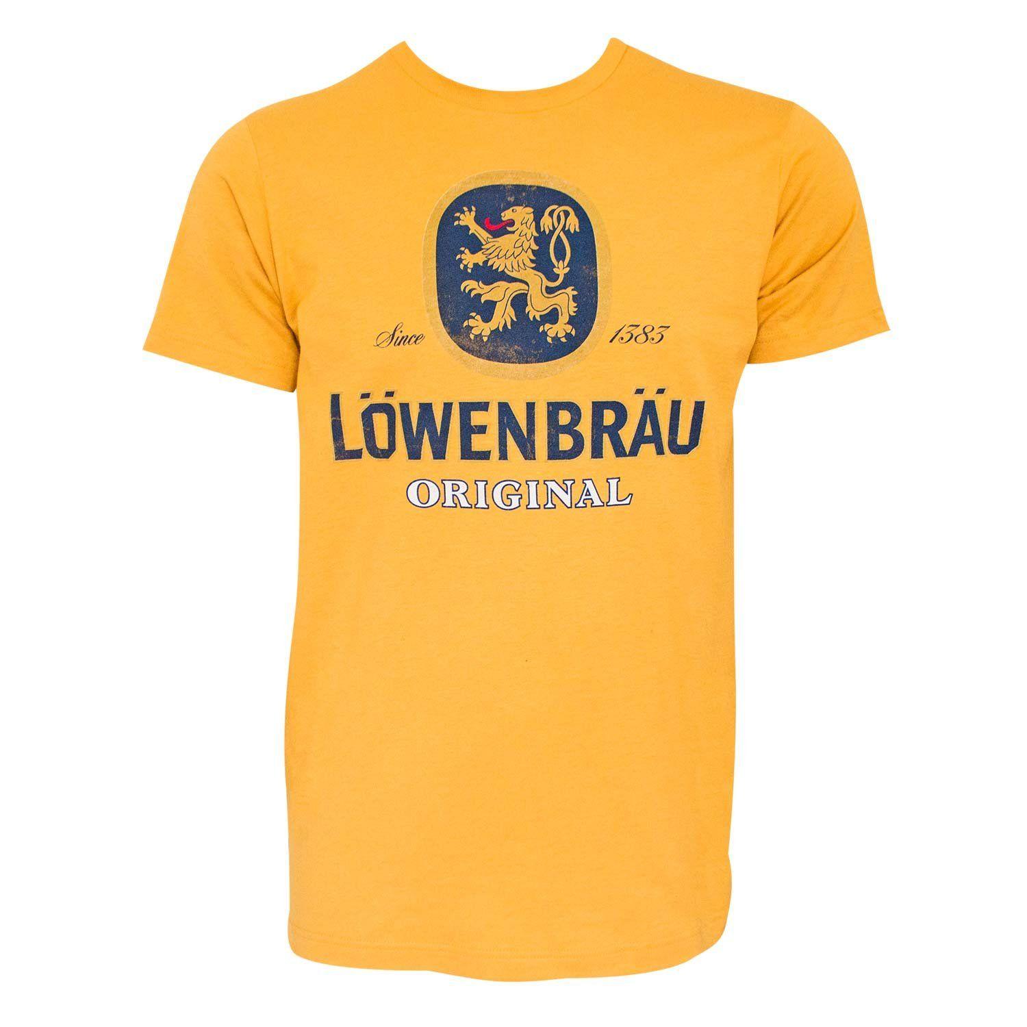 Lowenbrau Logo - Lowenbrau Logo Tee Shirt Medium | Amazon.com