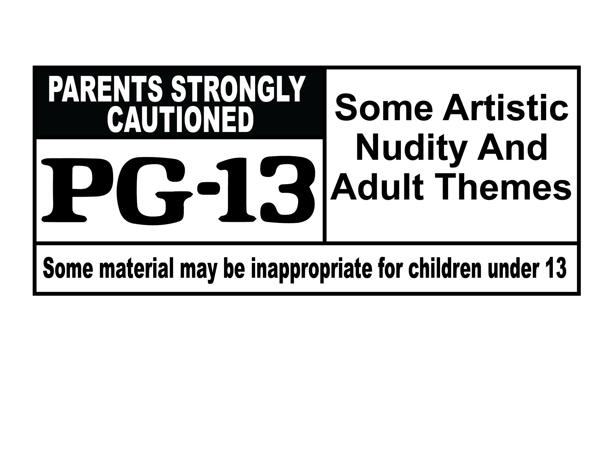 Pg 13 Logo Png PNG Image Collection