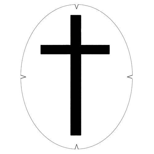 Cros Logo - Tourna Cross Stencil
