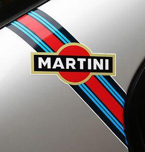 Martini Logo - Details about MARTINI style 'Flashes' logo stripes PORSCHE FIAT ABARTH  LANCIA ALFA ROMEO
