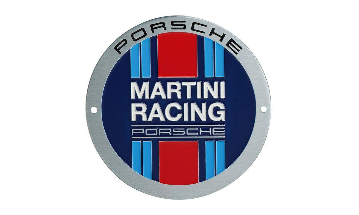 Martini Logo - Porsche Driver's Selection Limited Edition Grillbadge- Martini Racing