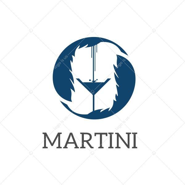 Martini Logo - Martini Glass Logo