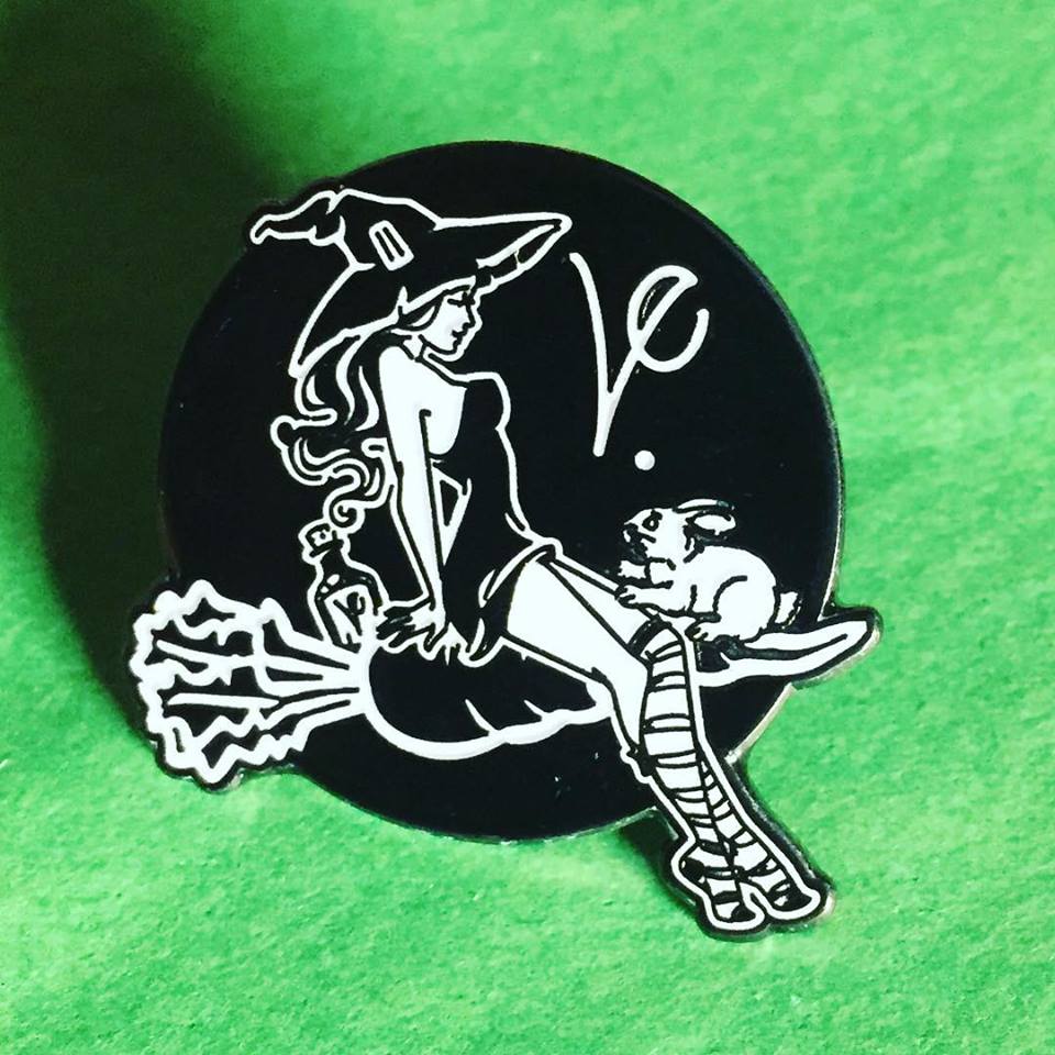 Witchcraft Logo - VE Witchcraft Logo pin badge