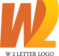 W2 Logo - W2 Letter Logo Vector (.AI) Free Download