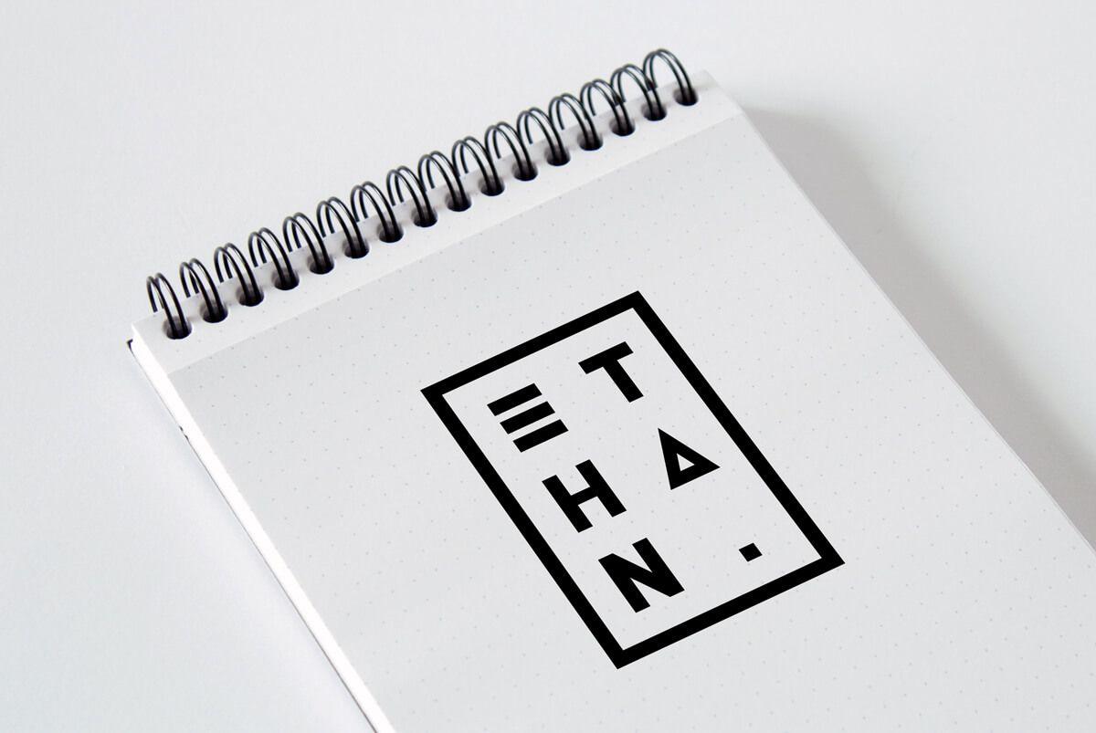 Ethan Logo - Ethan - Logo Alexandre Bouscal